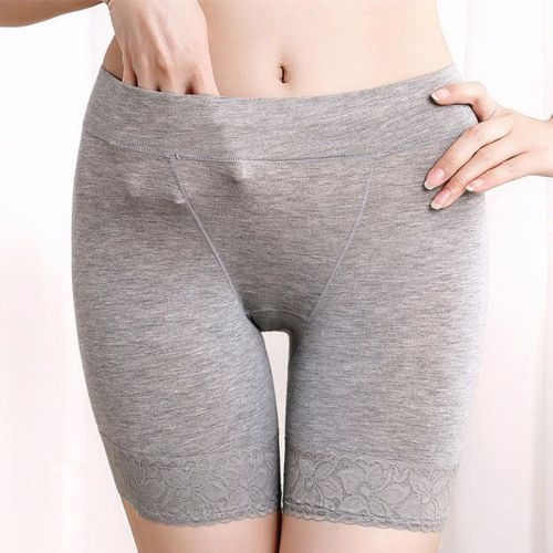 【2 pieces】Safety pants anti-lost women's summer large size fat mm200 catties leggings wear plus fat shorts modal