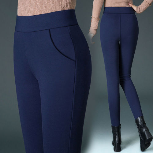 2023 new women's leggings outerwear high waist loose fashion Korean version slim black casual pants pencil pants