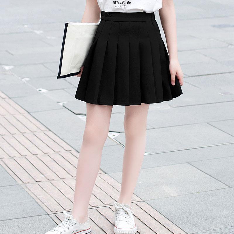Girls pleated skirt skirt anti-skid children's summer thin skirt middle and big children's short skirt 2021 new summer dress