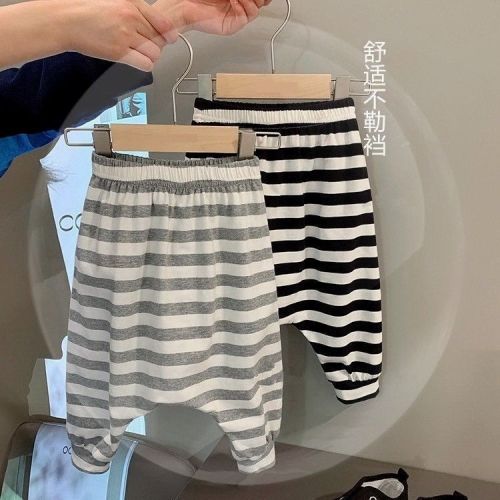 Children's clothing baby pants baby big PP pants summer men and women baby leggings spring and autumn thin section big butt pants loose
