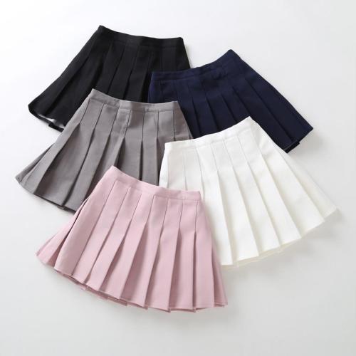Children's clothing girls short skirt spring and summer  girls all-match four seasons pleated skirt performance skirt children's Korean skirt