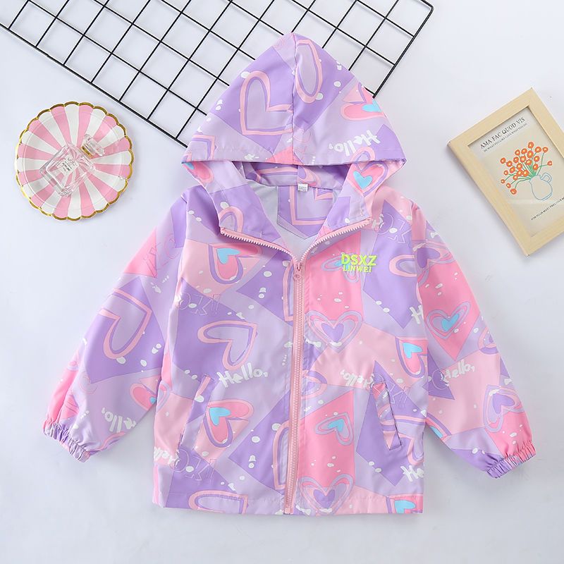 Children's clothing girls' coat spring and autumn clothing 2022 new baby children's autumn clothing trendy assault clothing big children's tops spring clothing
