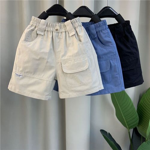 Boys' summer shorts  new foreign style baby summer clothes children's fashionable handsome casual five-point pants