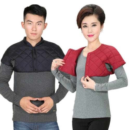 Middle-aged and elderly autumn and winter shoulder protection mother warm down cotton vest vest neck protection shoulder protection unisex vest vest
