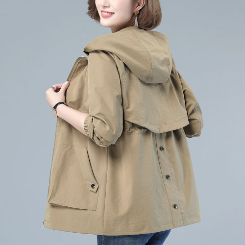Cotton thickened warm jacket women autumn and winter 2022 new hooded mother Korean version loose large size casual windbreaker women