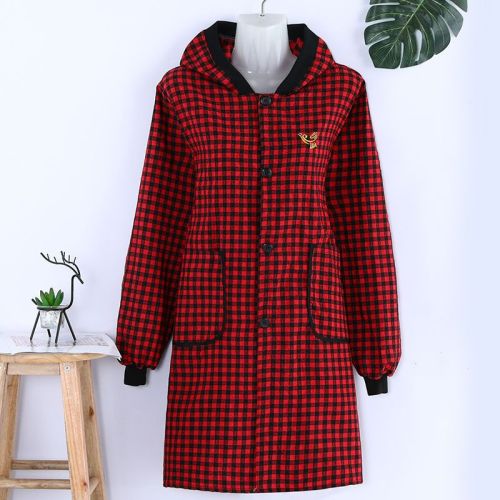 Apron kitchen home long-sleeved overalls women's work new foreign style cooking anti-fouling work work overalls jacket