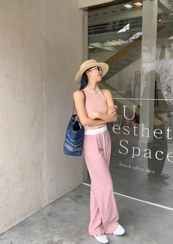 New in early spring of 2023! [TABMINI] Solid color slim sleeveless vest/sling C15020-SA # LXC