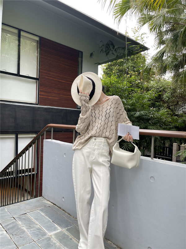 2023 early spring new style! [SOUL] high-waisted old loose Korean jeans 6655# CLS
