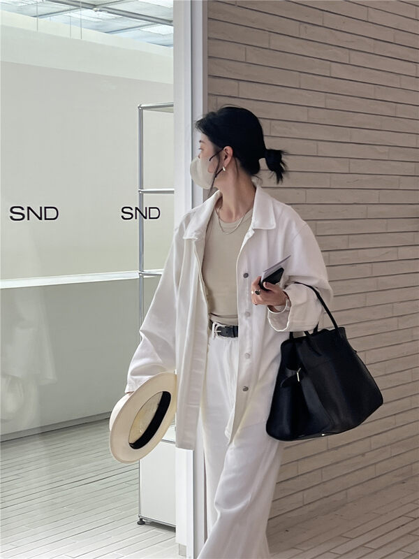 [SOUL] Long-sleeved simple all-match shirt 6691311wn# CLS