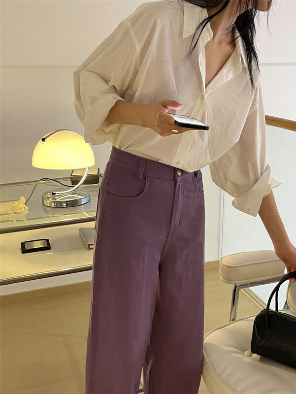 2023 early spring new! [CLEAN SPACE] Korean style casual texture loose shirt 35609# CLS