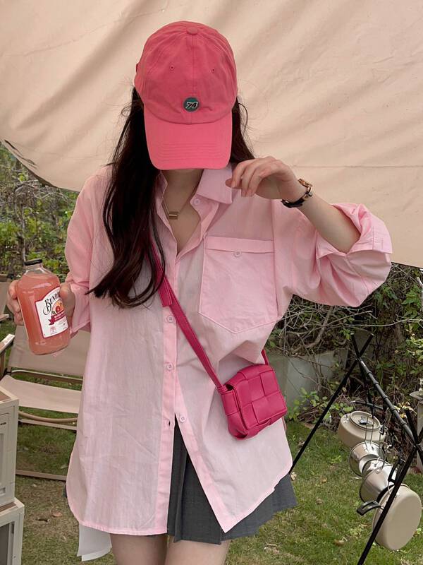 2023 early spring new! 【MISS KOREA】candy color all-match running shirt 20236-1# HBX