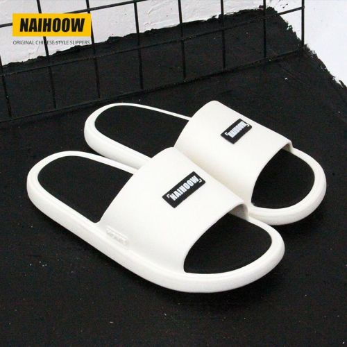 Slippers, men's summer wear, Korean version, personality, outdoor trend, one-word sandals, men's net red couple, home ins trend