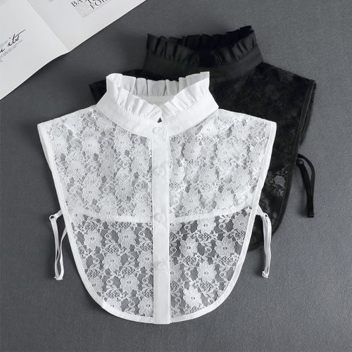 Autumn and winter fake collar women's versatile fake collar new product multifunctional lace lace shirt decoration stand collar fake collar new style