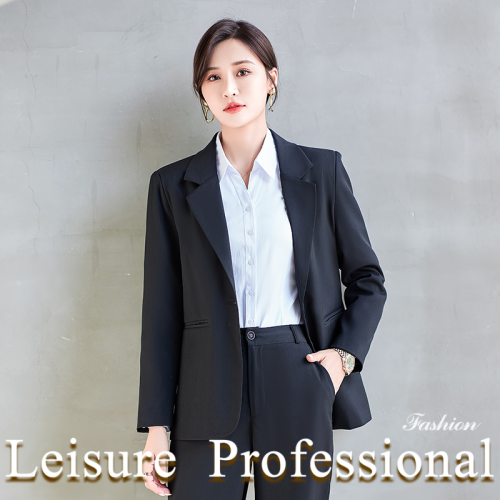  new black suit jacket female spring and autumn all-match casual suit fashion college student interview formal suit