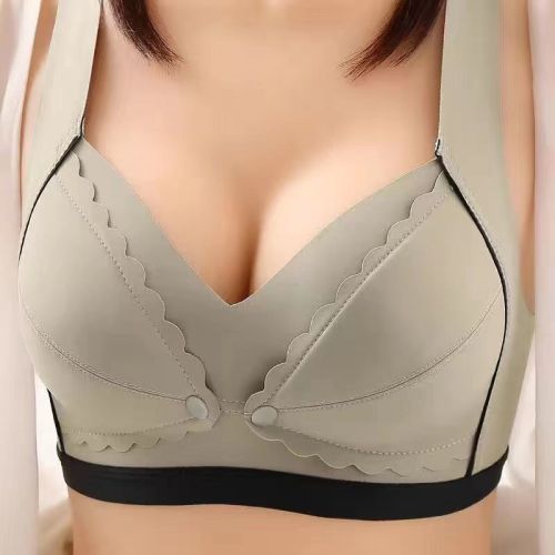 Breastfeeding underwear for pregnant women special anti-sagging anti-sagging breastfeeding bra light and traceless latex during pregnancy