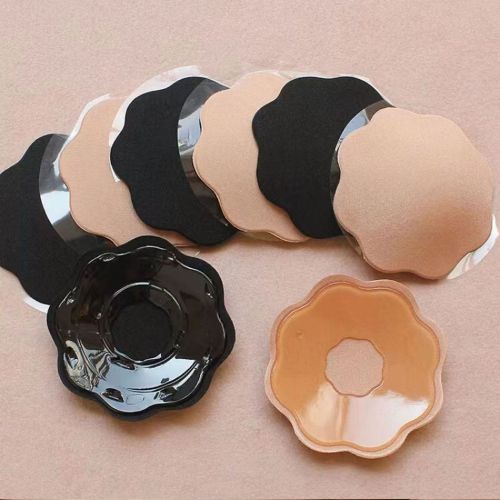Breast stickers anti-convex ultra-thin breathable underwear women's sling wedding dress areola stickers swimming waterproof chest stickers can be reused