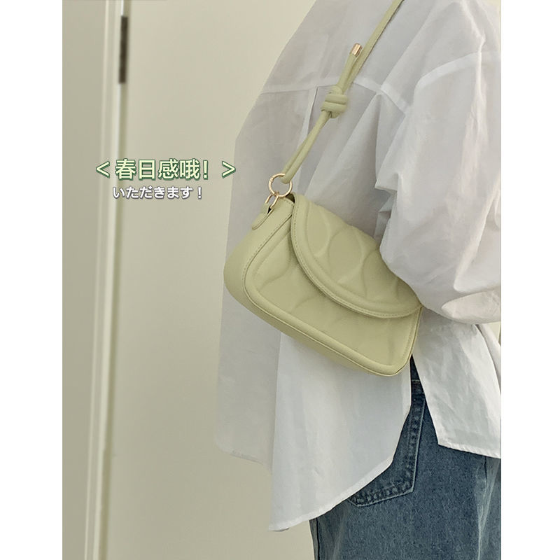 Bag women's spring 2023 new trendy fashion underarm bag texture niche small square bag all-match Messenger bag shoulder bag trendy