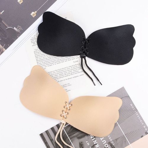 Silicone breast stickers thin section ultra-thin summer women's dress suspenders gathered big breasts invisible nipple stickers small breasts wedding dress