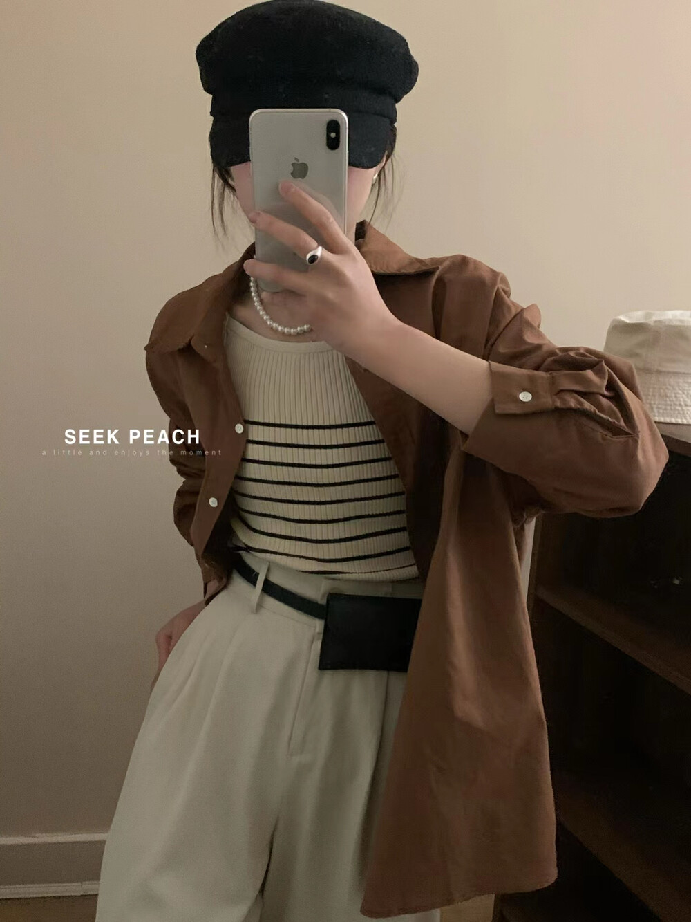 2023 early spring new!【SEEK PEACH】Korean casual simple shirt 6007# HBX