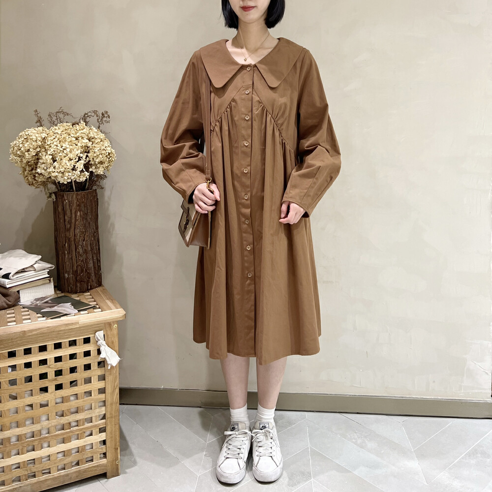 Original price 77.83! New in autumn! 【I LOOK】Retro lazy loose slim dress 12092# ZJY