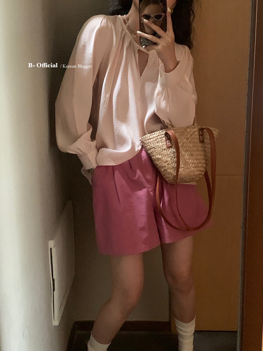 【B Plus】Simple all-match loose sunscreen shirt 23-8972-2# FHX