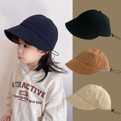 Children's hat spring and autumn baseball cap baby child peaked cap boys and girls summer fisherman hat sunscreen sunshade