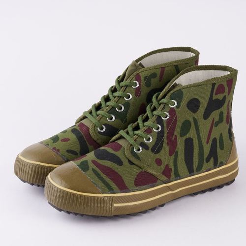 Genuine high-top liberation shoes men's training shoes construction site yellow rubber shoes camouflage hiking shoes labor insurance shoes farmland shoes work shoes