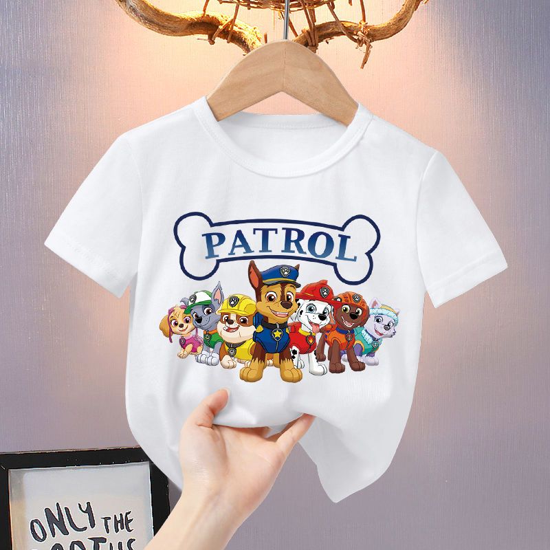 Children's clothing baby Wang Wang team short-sleeved t-shirt 2022 summer new boys' short-sleeved kindergarten children's sportswear
