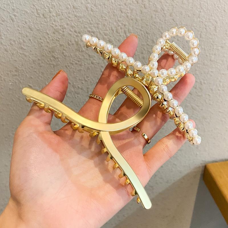 Net red hair card large summer hair clip female hair clip hair shark clip back head plate hair grab headdress