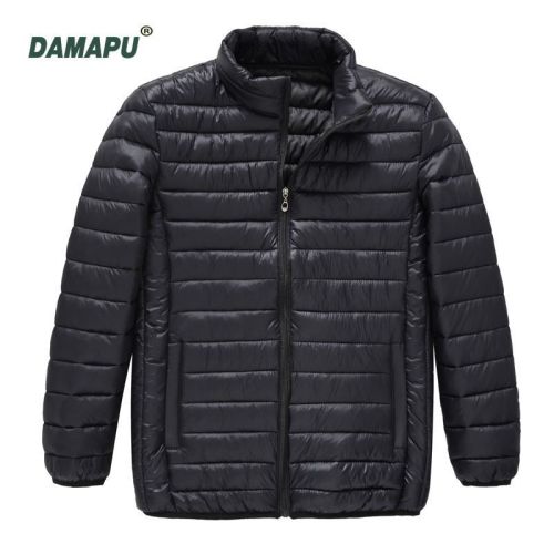 Coat cotton coat thin section cotton coat large size men's clothing thickened foreign trade lightweight fat man light jacket cotton jacket