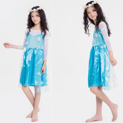 Frozen Princess Dress Children's Skirt Summer Dress Girls Dress Little Girl Aisha Princess Dress New