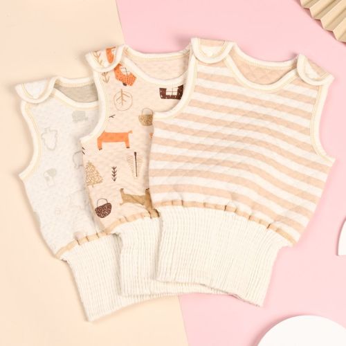 Baby belly protection vest boys and girls spring, summer, autumn and winter models pure cotton warm baby belly protection bottoming close-fitting umbilical vest