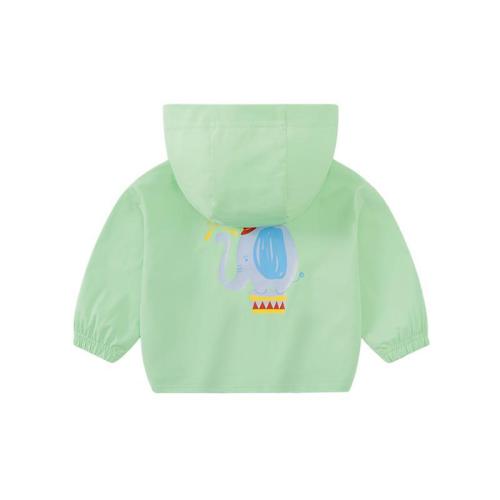 Baby sun protection clothing summer children's thin section boys and girls hooded cardigan UV protection clothes baby summer sun protection clothing