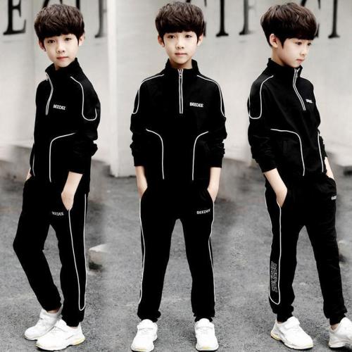 Children's suit boys spring clothes new children's clothes men's spring and autumn suit boys sweater middle and big children's clothes are handsome