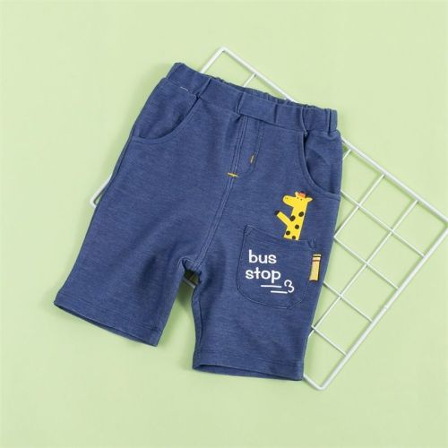 New summer baby children's imitation denim boy pants casual all-match boy shorts