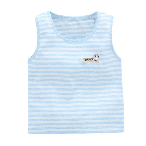 Baby vest pure cotton spring and autumn thin sleeveless underwear male and female baby autumn and winter close-fitting boneless bottoming clothing belly protector