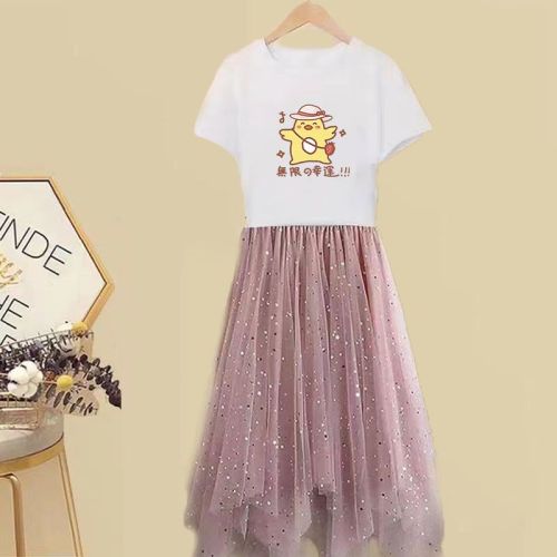 Summer dress 10 years old Korean version 12 fifth and sixth grade 13 middle school children 14 primary school junior high school students 15 middle school children skirt suit