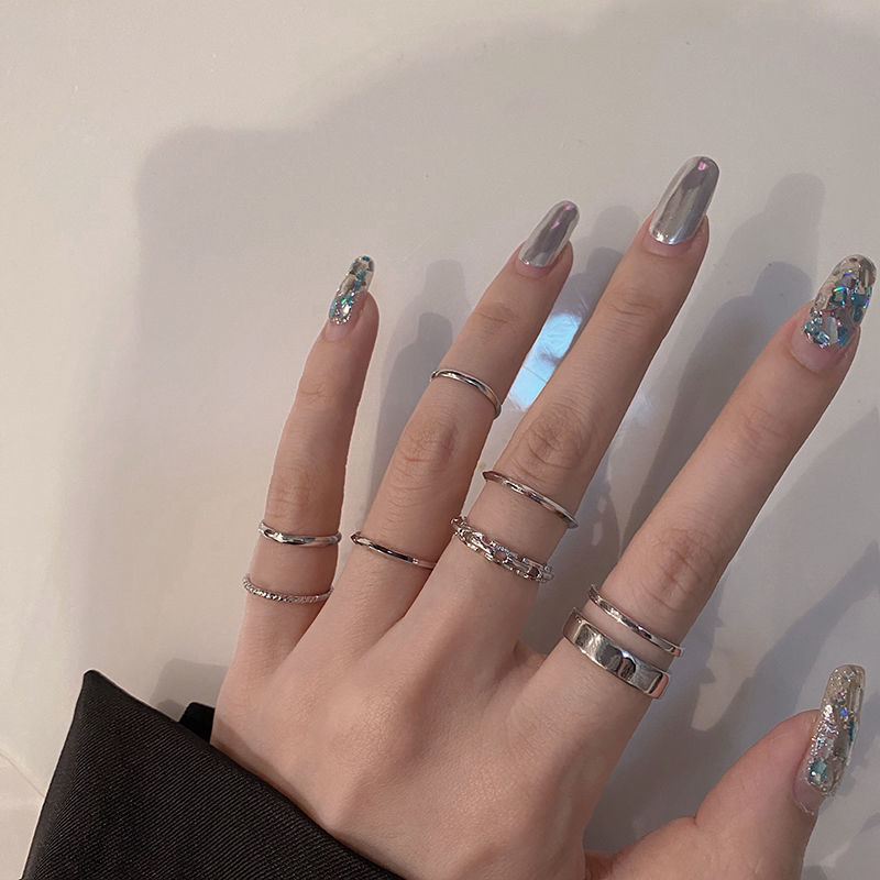 High-end opening adjustable ring female ins trendy niche design index finger ring fashion personality cold wind tail ring