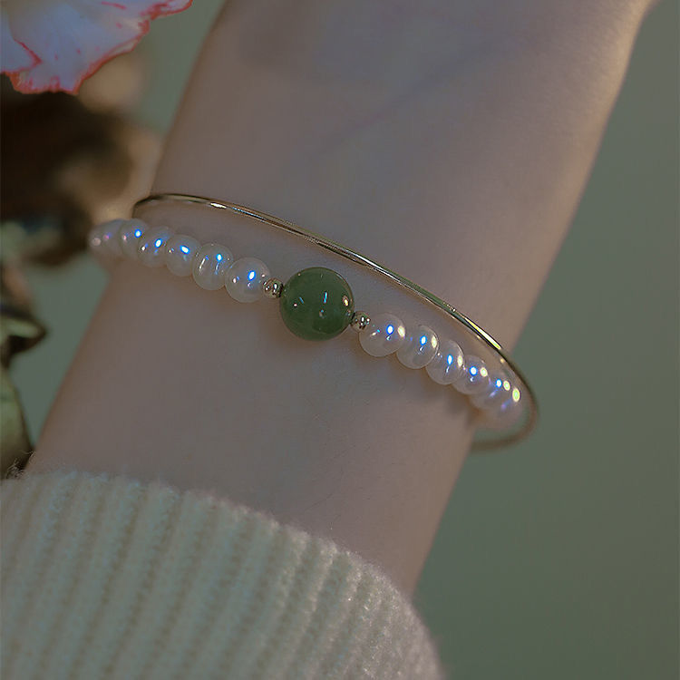 2022 new high-end sense ins all-match boudoir honey bracelet transfer pearl girl