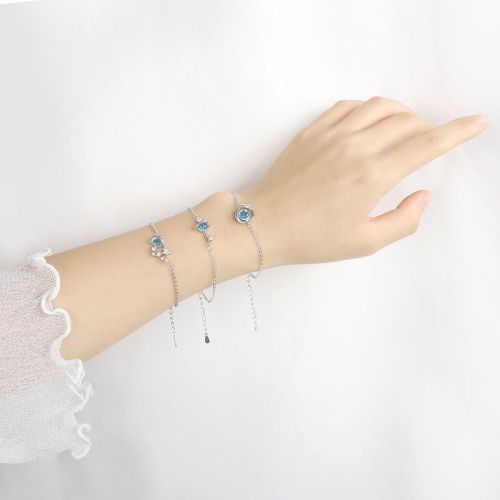 Girlfriend bracelet three-person dream starry sky bracelet Korean version of ins girl bracelet for girlfriend gift