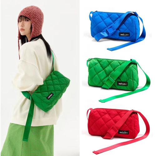2022 autumn and winter down bag women's new niche Messenger bag men's single shoulder bag sports leisure toast bag