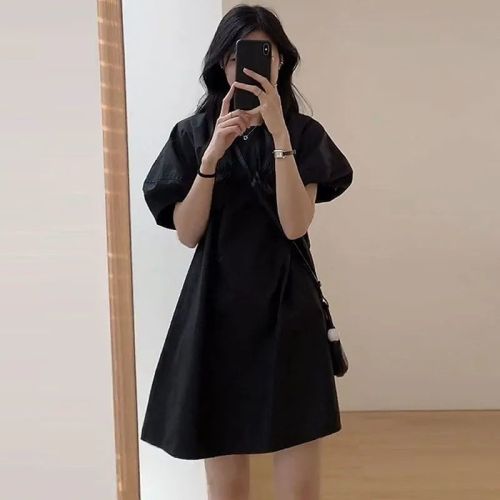 Spring and summer women's clothing 2023 new slightly fat mm thin French style gentle design sense niche pear-shaped figure dress
