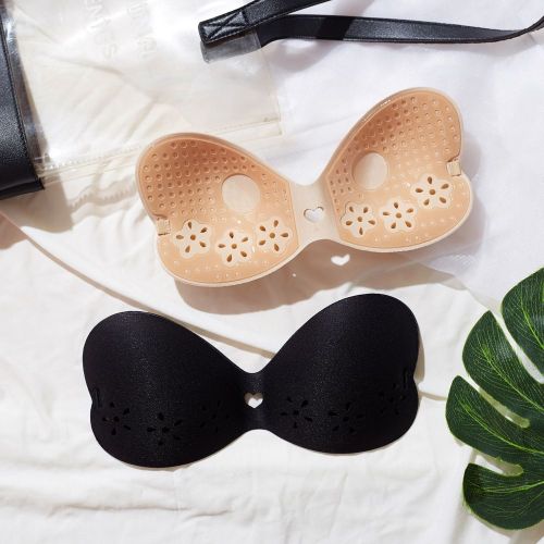 Summer thin breathable chest stickers gathering invisible non-slip anti-fall wedding photo tube top strapless underwear
