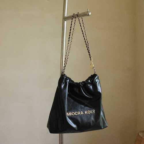 Nanfeng×Miocra black gold era large tote bag women's autumn and winter large capacity chain bag shoulder bag