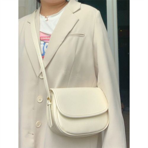 High-end bag  new Mori small satchel small shoulder bag commuter saddle bag student Messenger bag