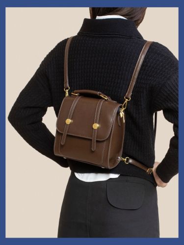 American retro buckle shoulders Messenger Oxford bag British commuting students three ways to carry Supplement TribeHOME