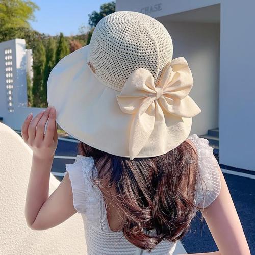 Large brim foldable sun hat anti-ultraviolet sun visor cover face summer fashion breathable women's sun hat