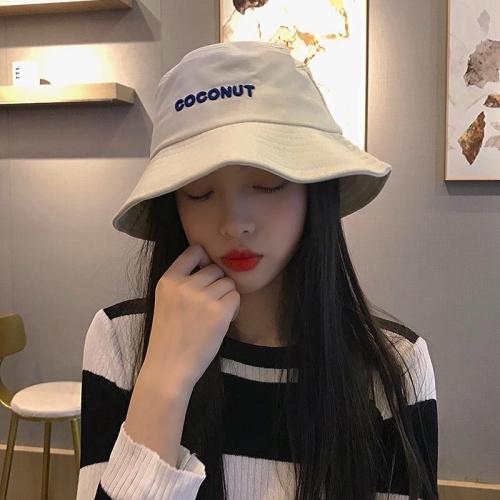 Cotton plus size fisherman hat big head circumference men's and women's hats spring and summer couples outdoor sunshade dustproof plain face small face