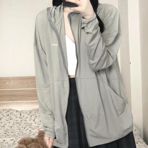 Very Nice [Summer Pure Desire Wind] Korean version of the popular new sunscreen clothing women's loose outerwear cardigan thin jacket