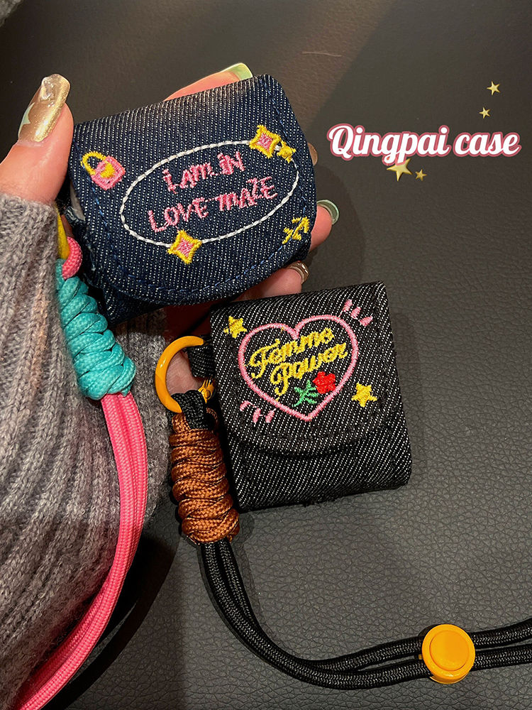 Cowboy love is suitable for airpods3 protective shell airpods earphone set pro apple three generation 1/2 generation lanyard